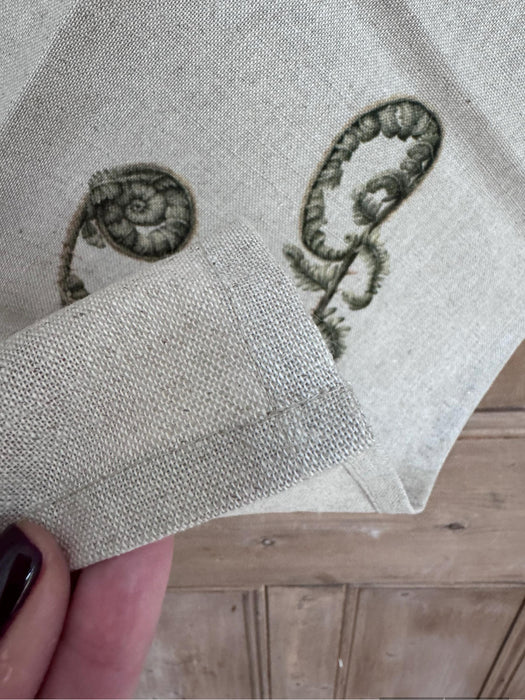 Linen Unfurling Fern T-Towel