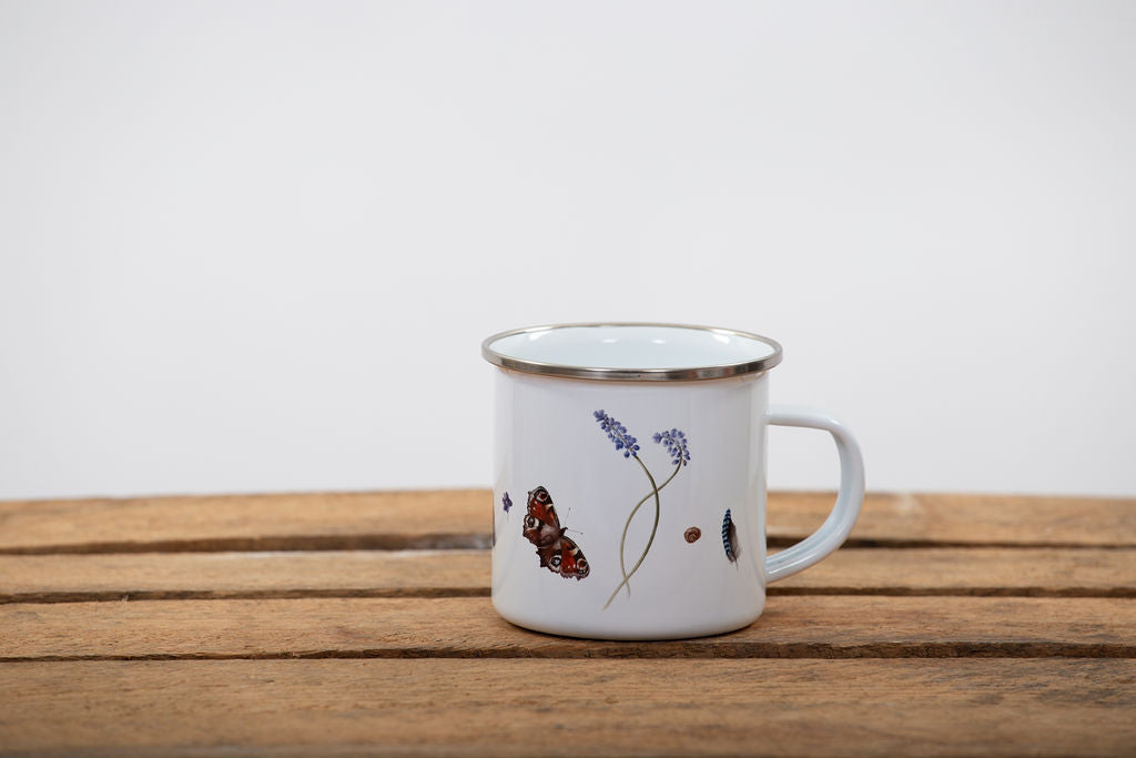 Botanical Enamel Mugs