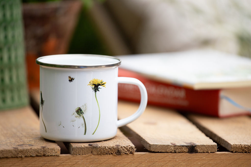 Botanical Enamel Mugs