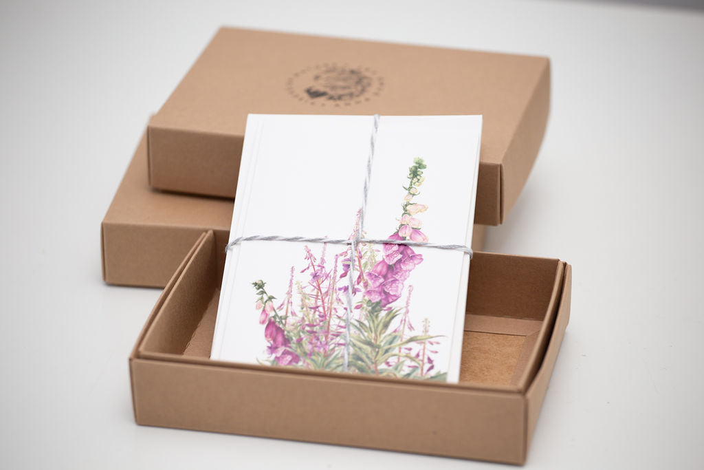 Dandelions and Foxgloves Card Gift Box